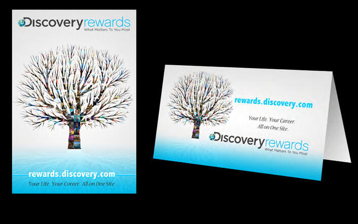 Discovery Rewards Tabletops and Mailers